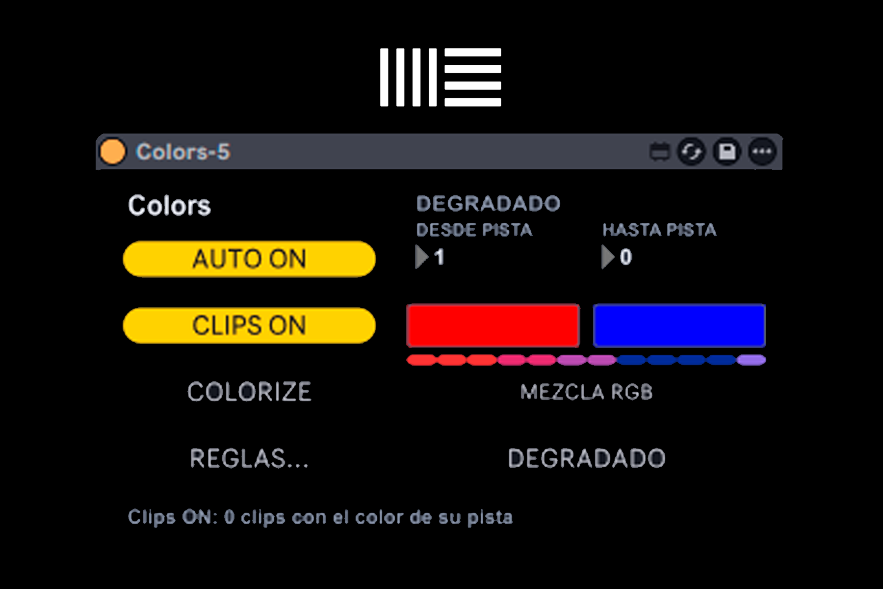 Plugin Colors para Ableton Live